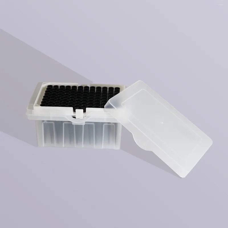 PCS Cassette Micropipette Tips 300UL/1000UL Black Conductive Sterile Cartridge Filter Lab Equipment 95mm/60.05mm