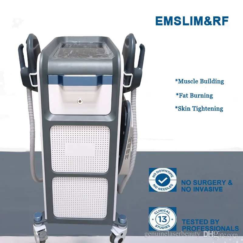 EMS NEO Slim Weight Loss Hiems Emslim RF Body Sculpting Hiemt Muscle Builder Hi EMT Fat Reduction Machines 2 Handle