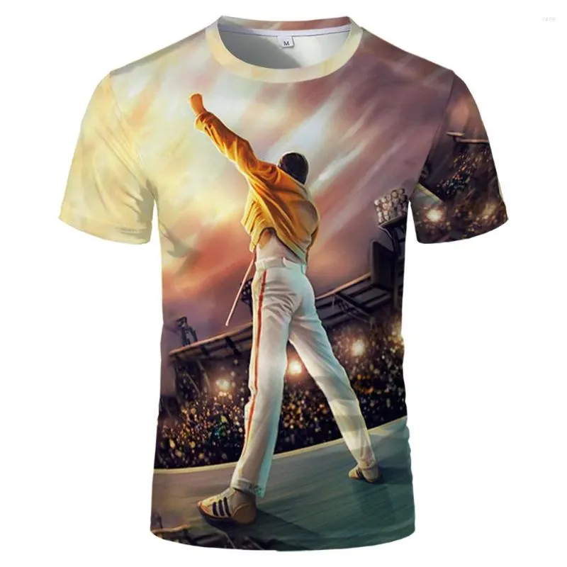 Heren t shirts product karakter portret portret vol lichaam printen 3dt shirt ademende t-shirt must-have voor zomer slank