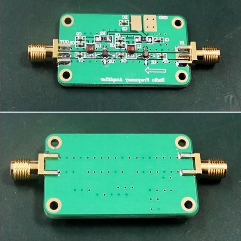 Freeshipping 1MHz to 2000MHz 64dB Gain NF: 18 RF low-noise broadband amplifier Module FM HF VHF / UHF Ham Radio dc 6-12v Kqaju