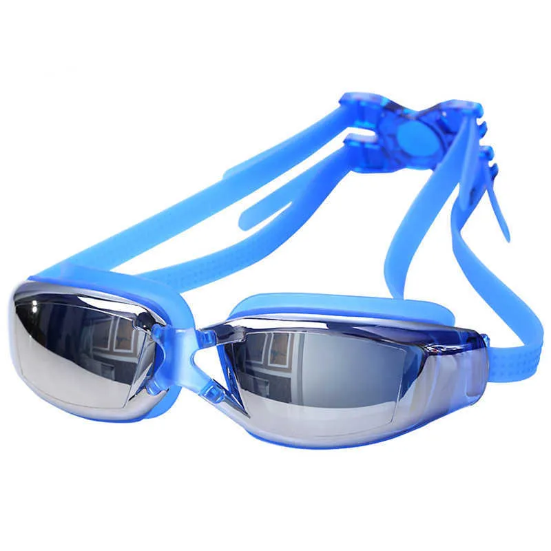 Gözlük ayarlanabilir yüzme gözlükleri yüzmek gözlük UV su geçirmez anti-bavul gözü kadın erkekler mayo yüzmek dalış su bardakları gafas p230408