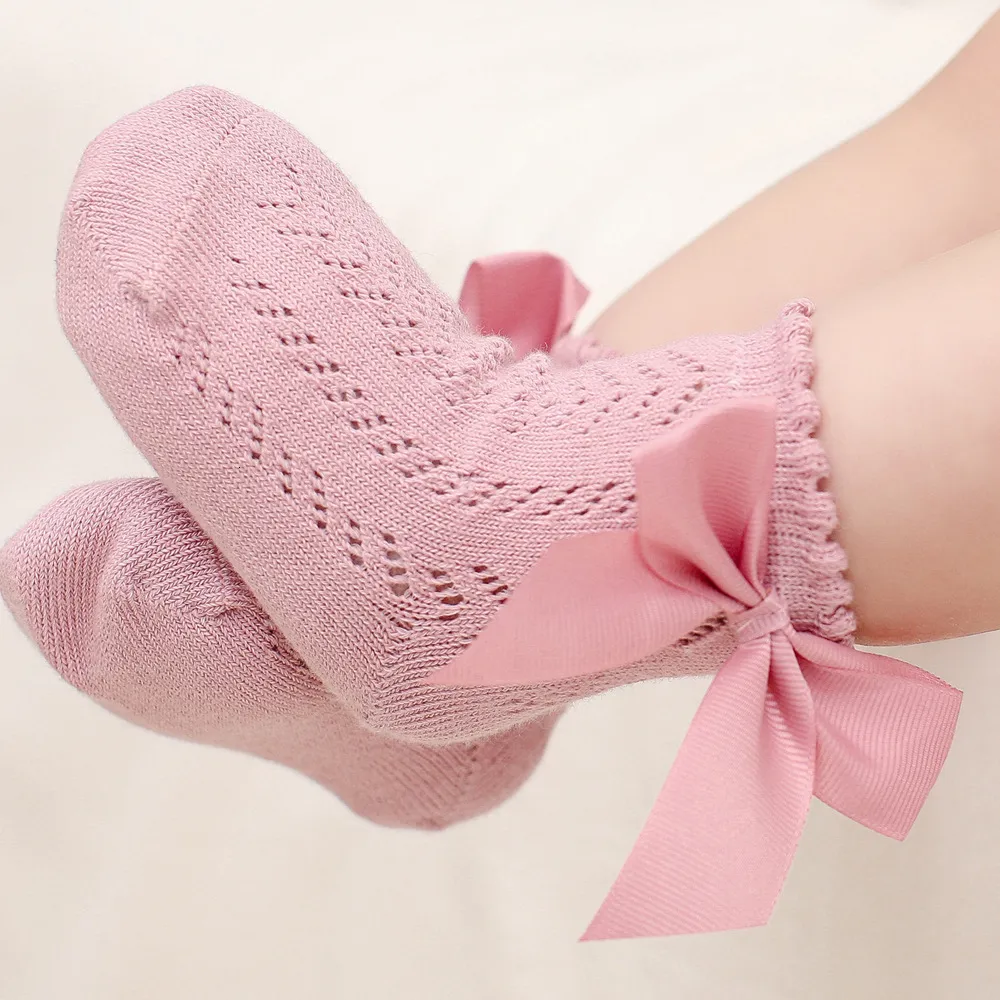 Детские носки 10 кусочков/упаковка небворновые детские хлопковые носки с твердым цветом средней трубки детские носки детские аксессуары детские носки 230408