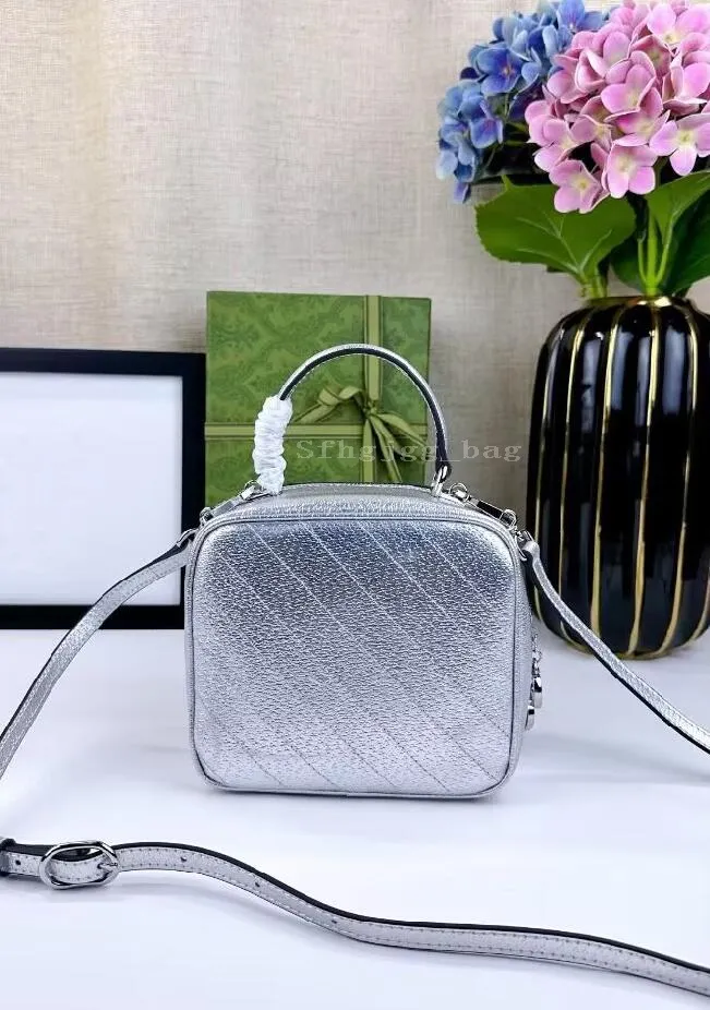 Silver Designer Bag Shopping Bags Circular Pattern Fashion Handbags Women Totes Shoulder 5A Quality Luxury Leather Retro Purse Wallets Handle Square From 32 1 DHgate