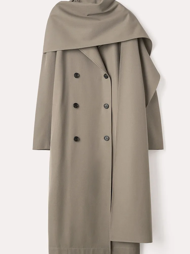 Halogen wool blend coat hot sale