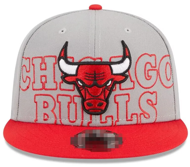 Chicago''Bulls''ball Caps 2023-24 UNISEX Baseball Cap Snapback Hat 2023 Finałów szafka mistrzów 9fifty haft haft haftowe wiosna letnia czapka hurtowa a12