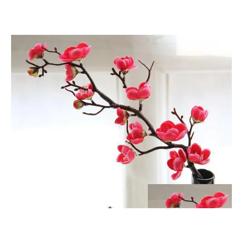 Dekorative Blumenkränze Neue Imitationsblume Chinesische Pflaume Außenhandel Kirschblüte Heimdekoration Drop Delivery Ga Dhbmf
