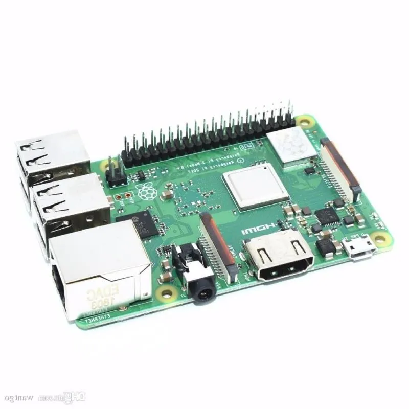 Circuitos integrados 10pcs original Raspberry Pi 3 Modelo B (plugue) Processador Broadcom 14GHz quad-core de 64 bits integrado Wifi Bluetooth e Mwwm