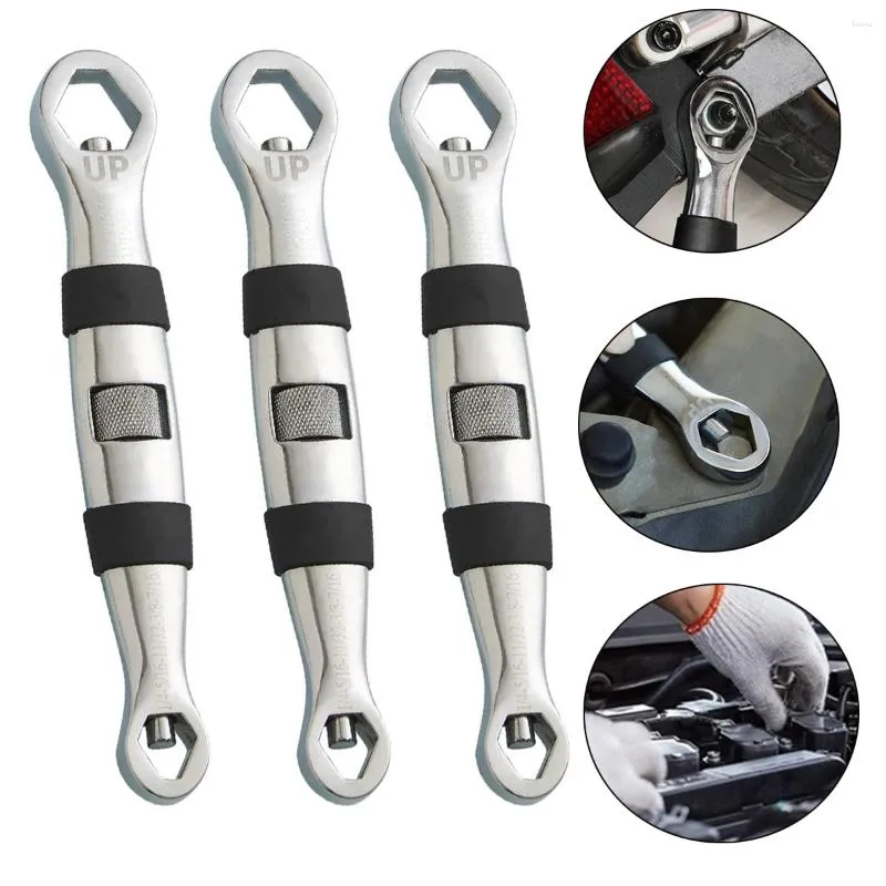 In 1 Universal Wrench Multifunctional Rotate Adjustable Torx Double End Spanner 7-19mm Hand Tool For Car Repair