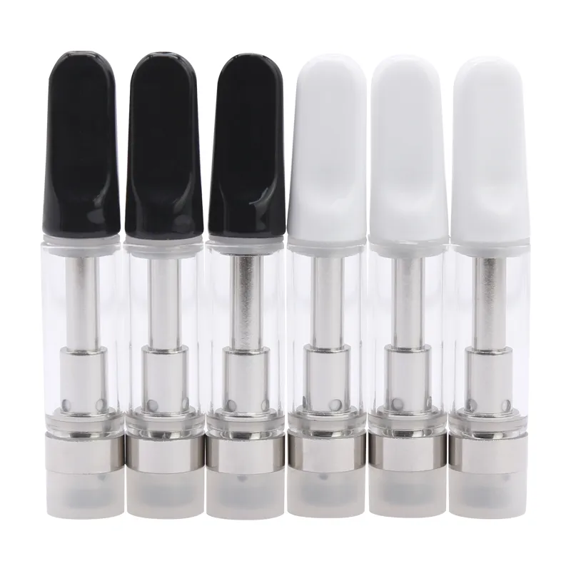 TH205 Atomizer Vape Cartridges for 510 Thread Ceramic Coil Oil Tip Smoking Glass Tank M6T DANK Electronic Cigarette Vapes Carts