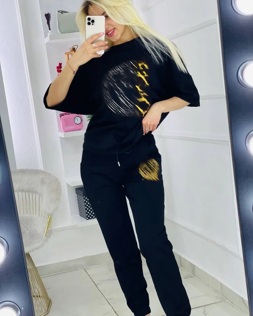 Survêtement Pour Femme En Coton - Survêtement Pour Femme - Jambes Larges - Combinaison De Loisirs Avec Capuche - Manches Longues - Col Rond - Couleur Unie - Tenue 2 Pièces - Sweat à Capuche - Jogging