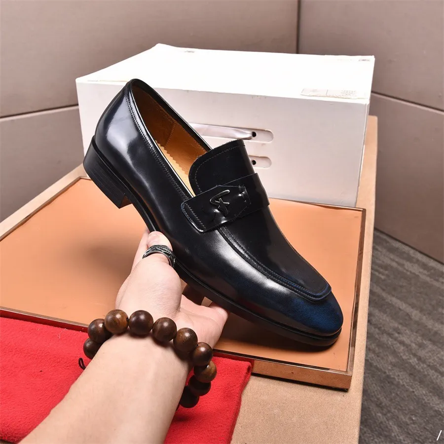 F6 / 4MODEL Hommes Designer Robe Chaussures En Cuir Véritable Mode Hommes D'affaires Robe Mocassins Pointu Noir Chaussures Oxford Respirant Formelle Chaussures De Mariage