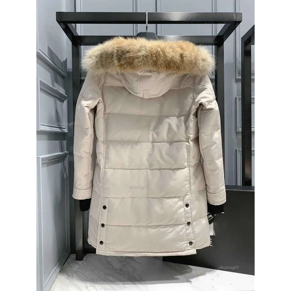 Designer Canadian Goose Mittellange Version Puffer Damenjacke Daunenparkas Winter Dicke warme Mäntel Winddicht Streetwear497
