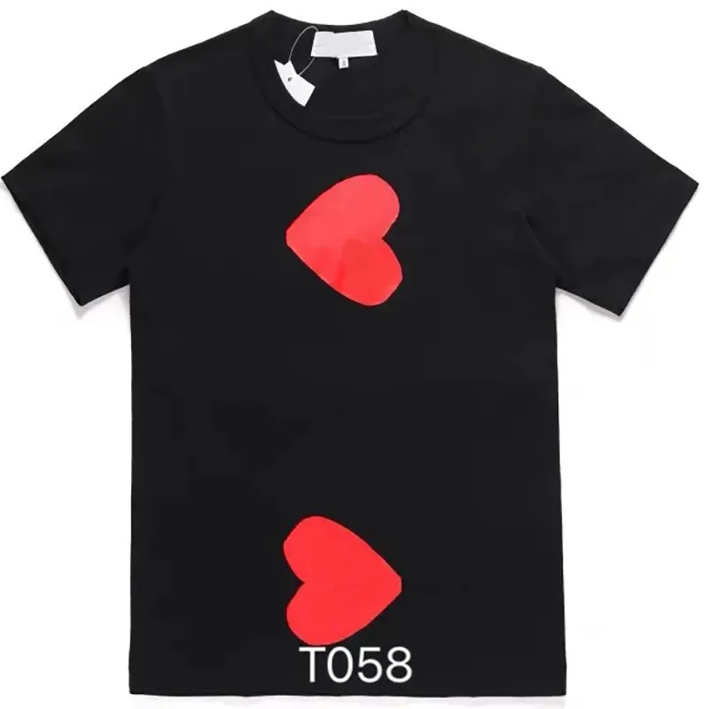 DHgate.com:Commes Des Garcons Heart Womens T-Shirt, Red