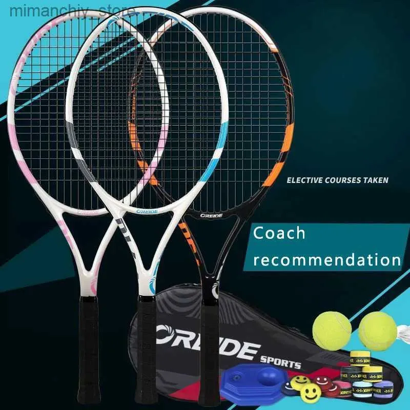 Tenis Raketleri Tenis Raket Yeni Başlayanlar Erkek ve Kadın Bireysel Eğitim Dayanıklılık Kemeri Tenis Ribaund Q231109