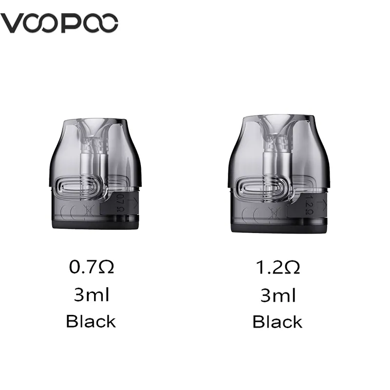 Voopoo vmate 카트리지 V2 3ML POD 0.7OHM/1.2OHM 용 VMATE KIT Infinity Edition vmate e 기화기 정통 2PCS/PACK