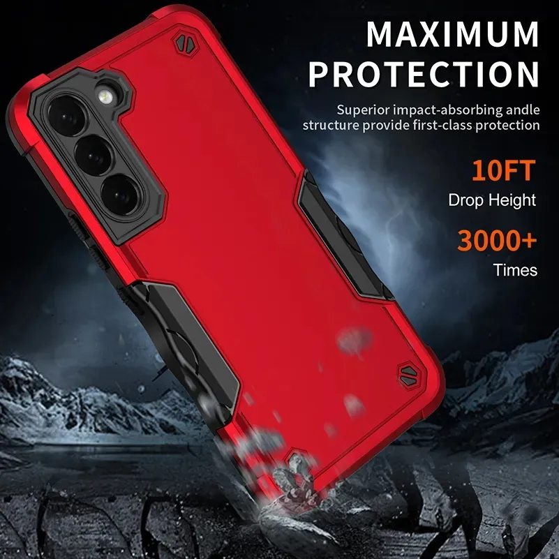 Shockproof Rugged Phone Case For Samsung Galaxy 24 S23 FE S22 S21 Ultra A14 A24 A34 A54 A33 A53 A73 M53 5G Hybrid Heavy Duty Drop Cover