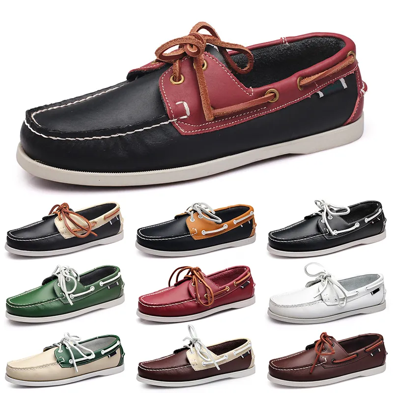 scarpe casual da uomo nero a buon mercato per il tempo libero Silvers taupe dlives marrone grigio rosso verde camminata bassa morbida Multi pelle sneaker da uomo scarpe da ginnastica da esterno GAI