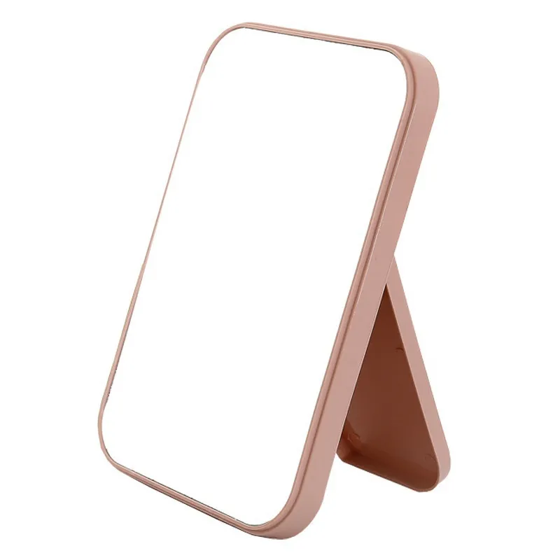 Desktop foldable portable makeup mirror, student dormitory desktop small mirror, dressing mirror, portable princess mirror