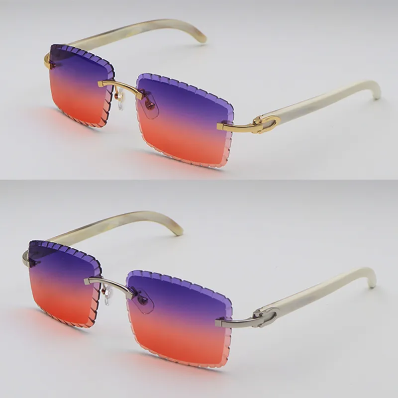 Rimless Diamond Cut Rimless Sunglasses Mens With... From 