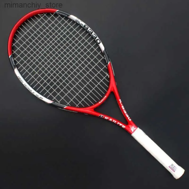 Raquetes de tênis 1 PCS Raquete de tênis profissional com saco amarrando Raqueta Padel Squash Liga de alumínio Tennisracket Padd Raquetes Tenis Raketi Q231109