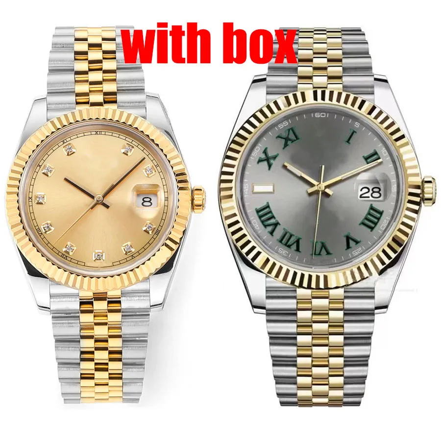 Mens Watch Womens Watch Designer Watchs Automatic Movement Gold Date Size 36mm 41mm Sapphire Glass Waterproof Fashion Classic Gift