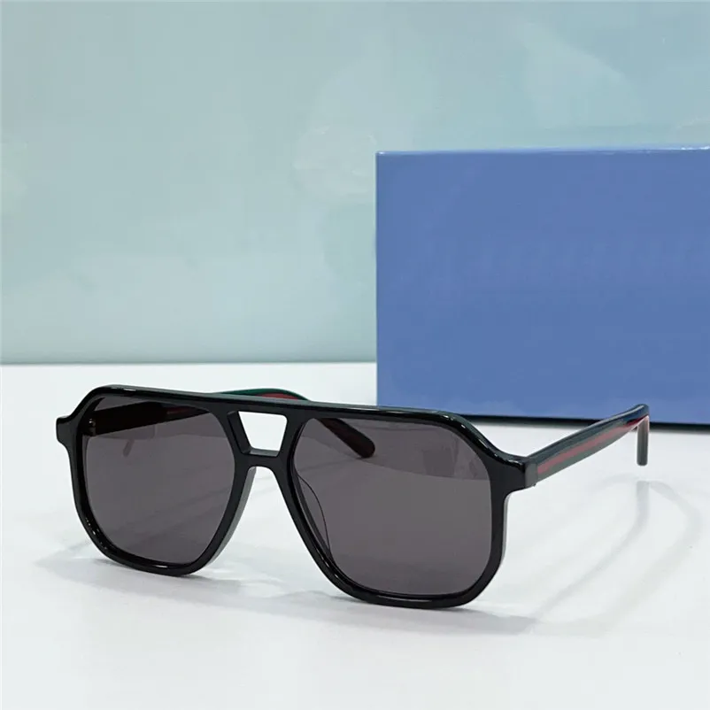 Nowe okulary przeciwsłoneczne projektowania mody 1366S rama octanowa prosta i popularna styl wszechstronne okulary ochronne UV400 na zewnątrz z obudową
