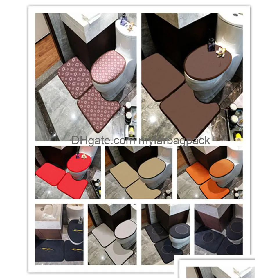 Toilet Seat Covers Hipster Toilet Seat Ers Sets Indoor Top Quality Door Mats Suits Luxury Eco Friendly Bathroom Designer Accessorie Dr Dhtvb