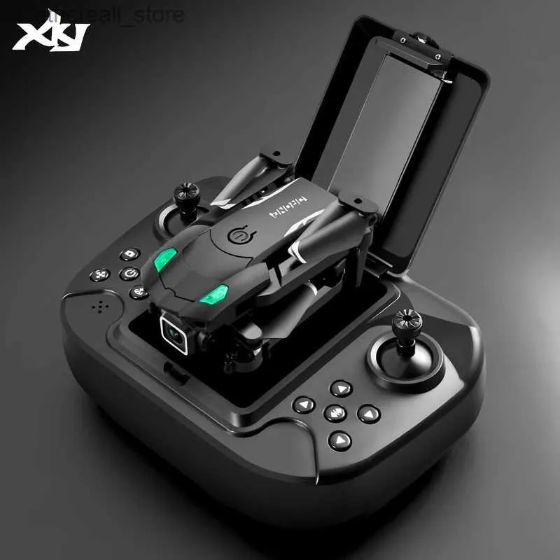 Drones S128 Mini Drone 4K HD caméra à trois côtés évitement d'obstacles pression d'air hauteur fixe professionnel pliable quadrirotor jouets Q231108