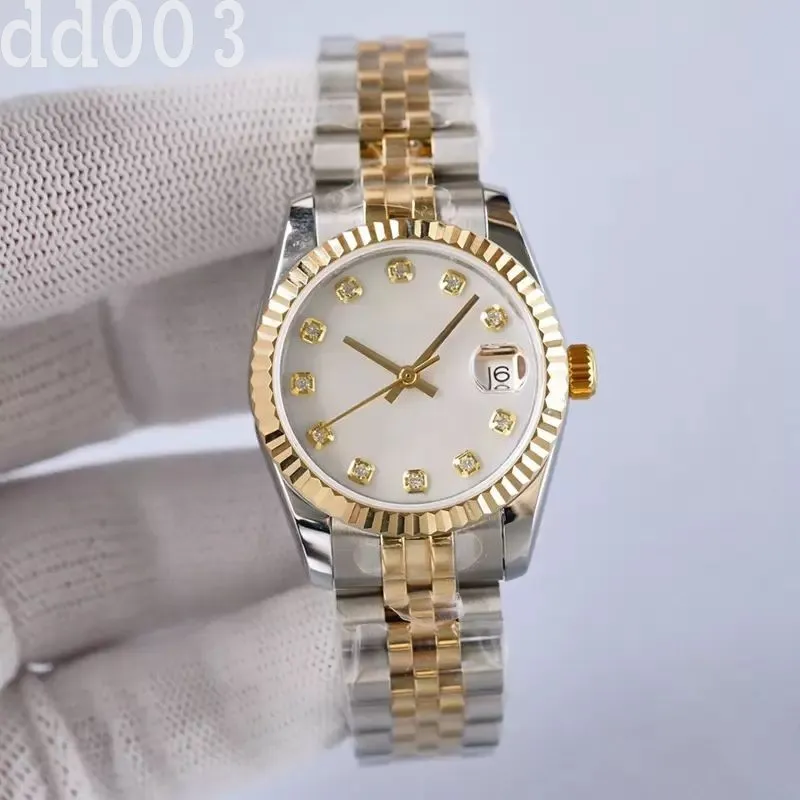 Diamond Watch Leisure Business Designer Watch Black Pink Stainless Steel Strap Mechanical Fashion Suit Decorative Womens Watches 31mm 28mm Datejust SB030 C23