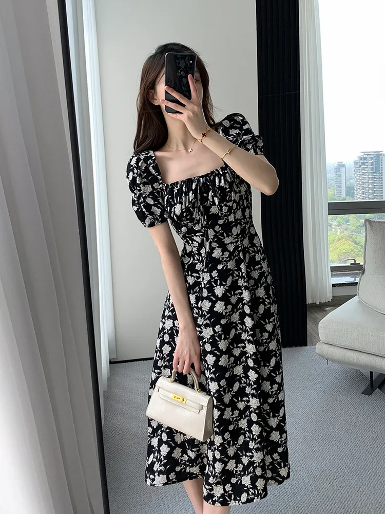 square neck bodycon midi dress Women's Simplistic Sophistication Square Neck Bodycon Midi Dress in Off White