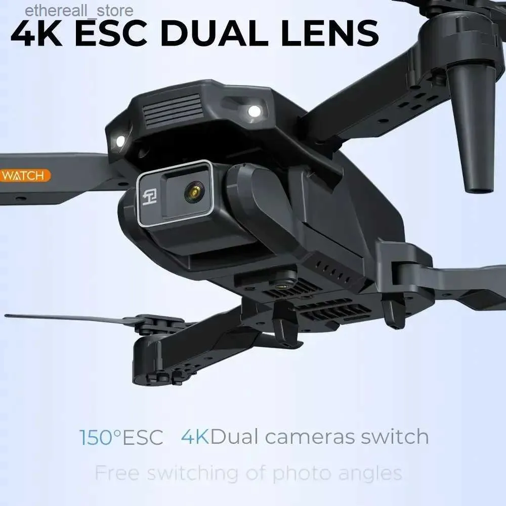 Dronlar Tyrc XK E66 Drone Professional HD Kamera Engel Kaçınma Hava Fotoğrafçılığı Fırçasız Katlanır Quadcopter Oyuncak Hediyeleri Q231108