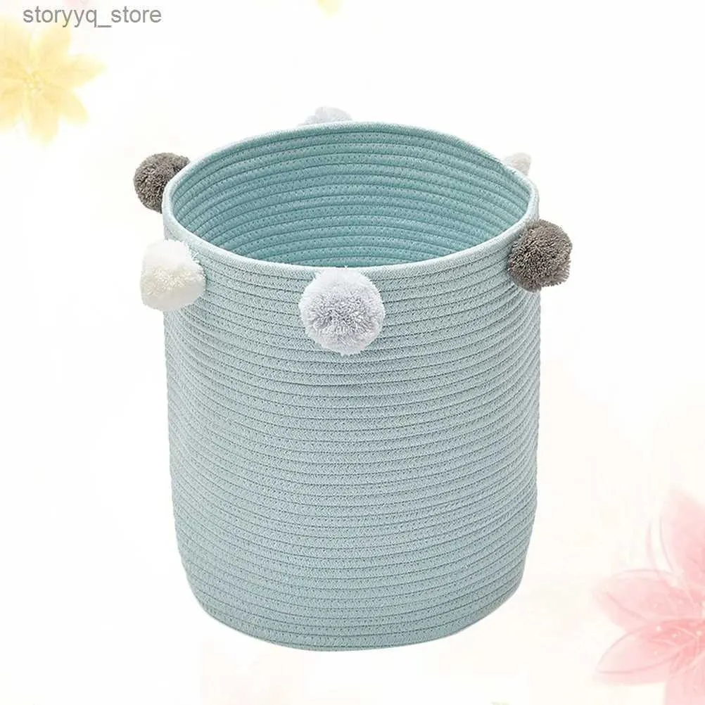 Dropship 1pc Laundry Basket, Large Cylindrical Laundry Bucket