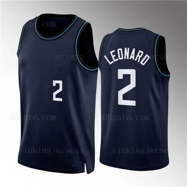Kawhi Leonard Basketball Jerseys Russell Westbrook Clipper Paul George Terance Mann Robert Covington Norman Powell Bones Hyland City Custom Jersey
