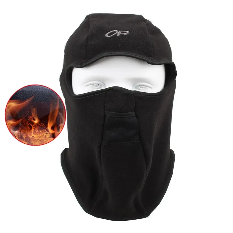 Casquettes de cyclisme Masques Casque de moto Couvre-chef d'hiver Masque chaud en peluche Masque respirant coupe-vent Collier anti-poussière Moto équitation 231108