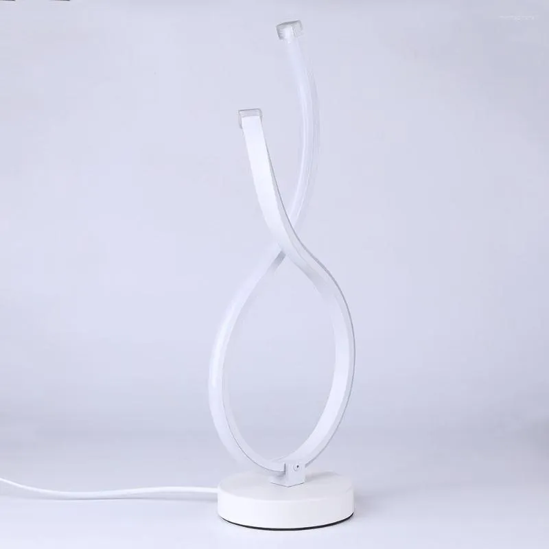 Lâmpadas de mesa Lâmpada moderna da mesa LED