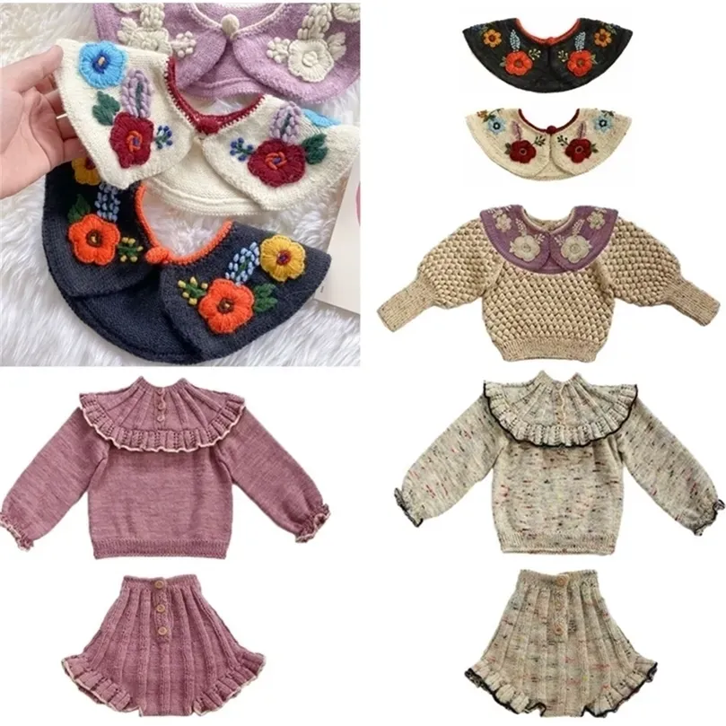 Hotsell enfants pulls hiver automne Kal garçons filles mignon tricot pulls bébé enfant coton mode vêtements d'extérieur LJ201128