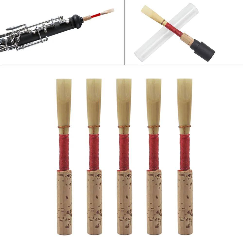 Bulrush oboe palhetas macios bocalpike de bocal orquestral wind Instrument parte com ckeys