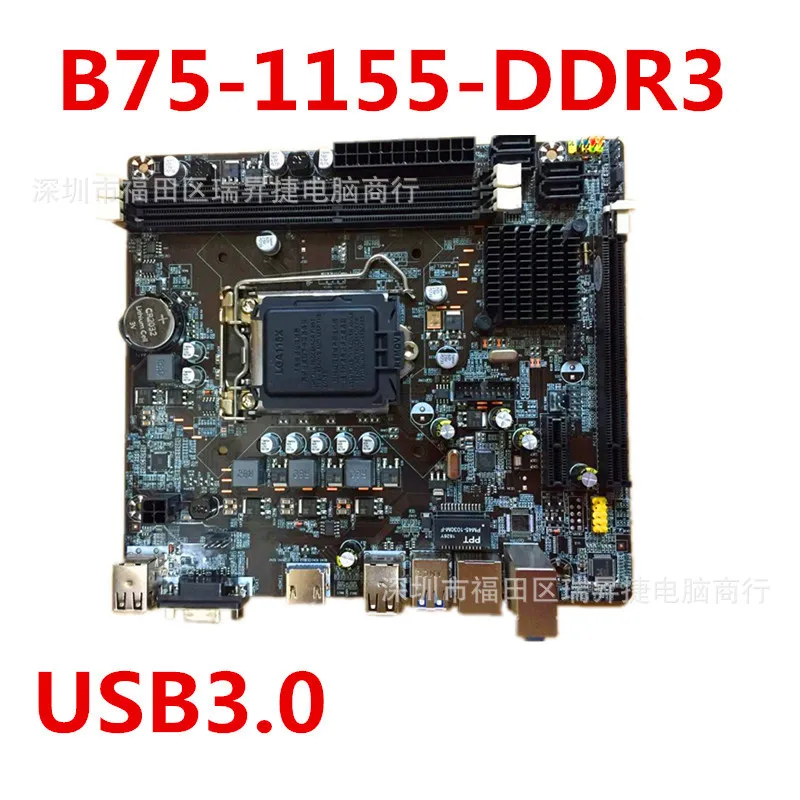 Yeni B75 Anakart 1155 Pin Masaüstü Bilgisayar Anakartları Destek 3470 Hareketli Tuğla DNF Board Oyunu Seti DDR3H61