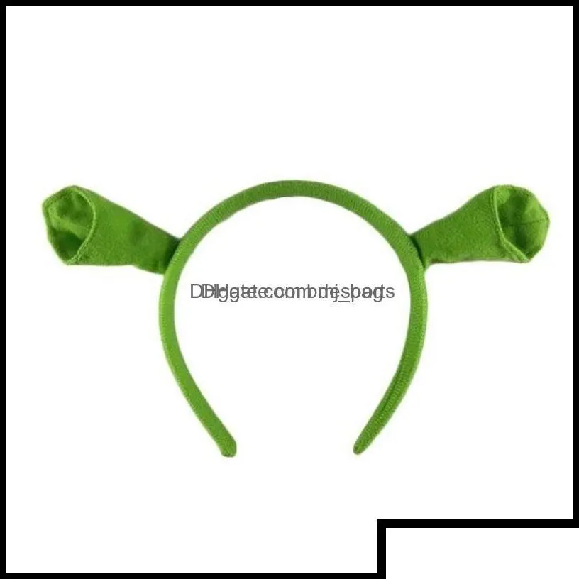 Andere Hausgarten Andere Festliche Partyzubehör Hausgarten Shrek Haarnadel Ohren Stirnband Kopfkreis Halloween Kinder Adt Show Hair Dhvgx