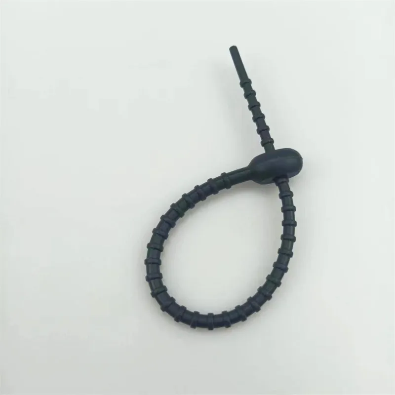 Reusable Silicone Strapping Retractable Tape Cable Tie Strap Cord Organizer Keeper Holder for Headphones Phones Wire