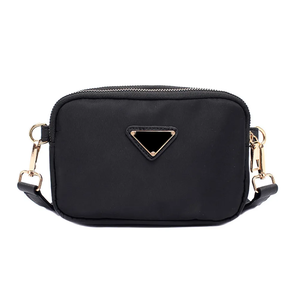 Nylon Cross Body Camera Bag Fashion Style Plain Color Gift For Girls Ladies Diagonal Women s Bag Camera Bag Mini Bag
