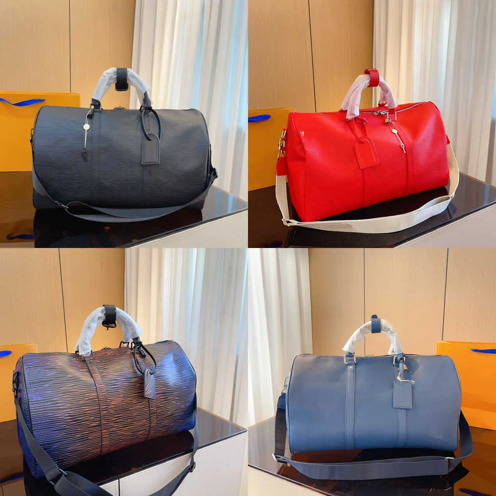 Bolsa de lona para equipaje, bolsa de viaje, bolsa de diseñador, bolsos de hombro para mujer, bolsos de viaje clásicos de gran capacidad para equipaje 231115