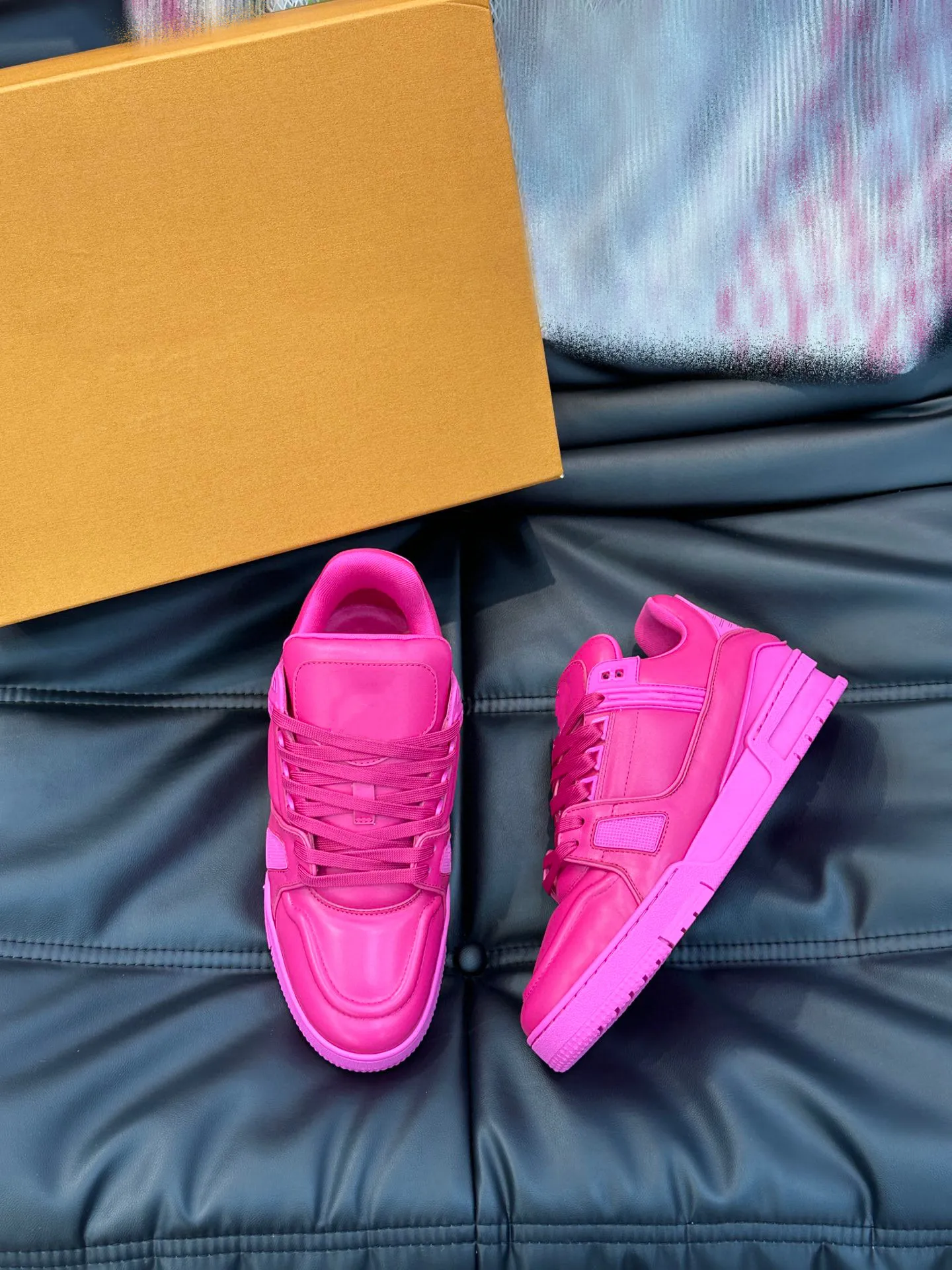 Pink designer cheap shoes mens