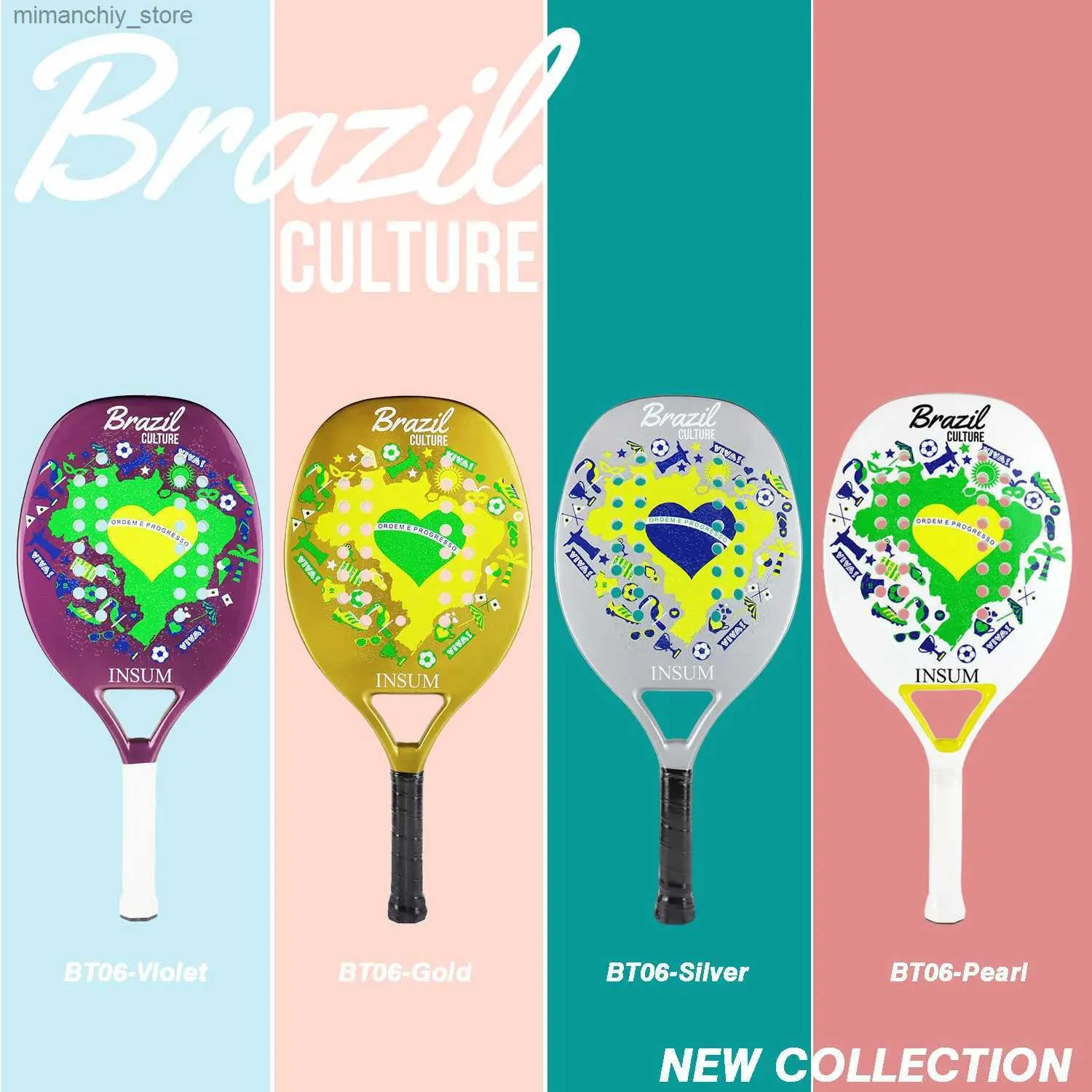 Hand Tennis Racket Tennis Rackets INSUM Beach Tennis Rackets With Soft Hand Grip Rough ...