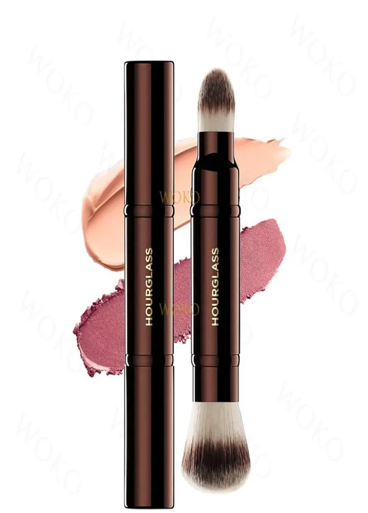 Eye Shadow Hourglass Retractable DoubleEnded Complexion Makeup Brushes Portable Powder Blush Foundation Concealer Cosmetics Brush 3183134