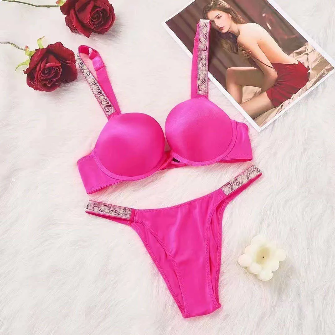 Brassiere Suit Gather Sexy Bra Sets Girl Smooth Breathable