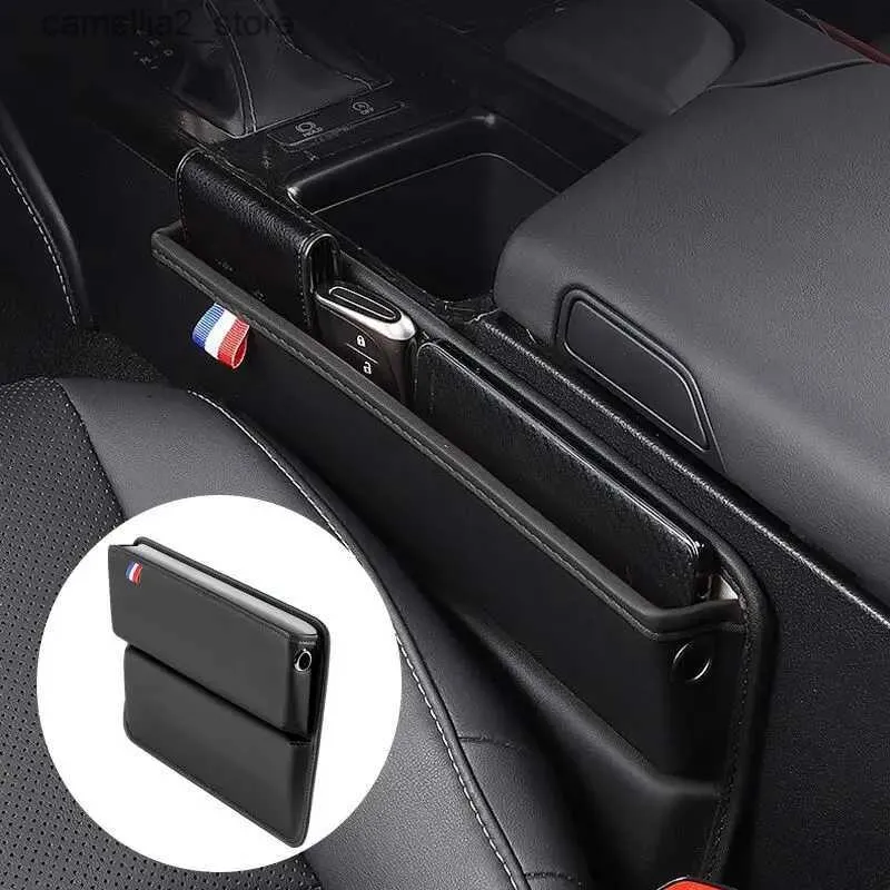 thumbnail image 2 of Drop Stop Car Seat Gap Filler 2-Pack Car Seat Gap Fillers With Storage - Universal Organizer For Phones & Keys Car Phone Holder 2 of 11