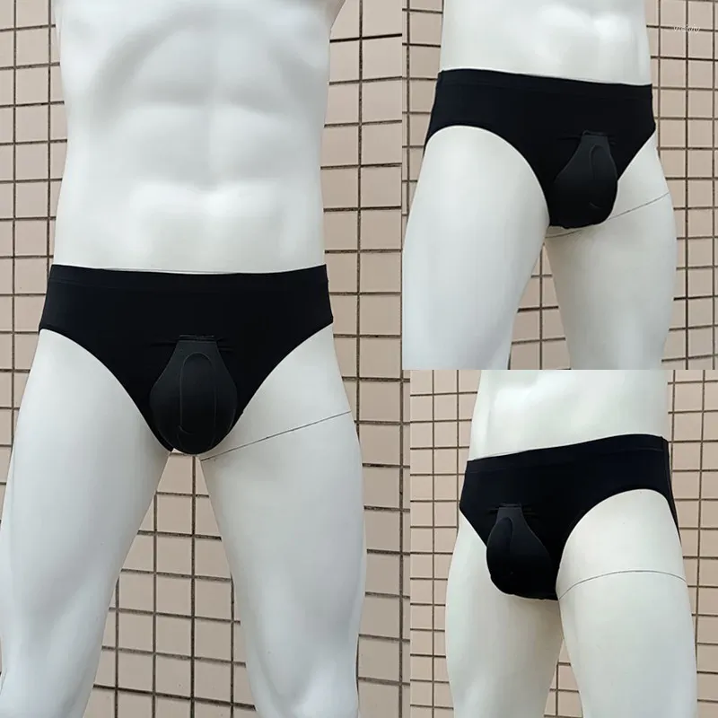 Underpants Men Enhanc U Pouch Cup Briefs Bulge Underwear Hiding