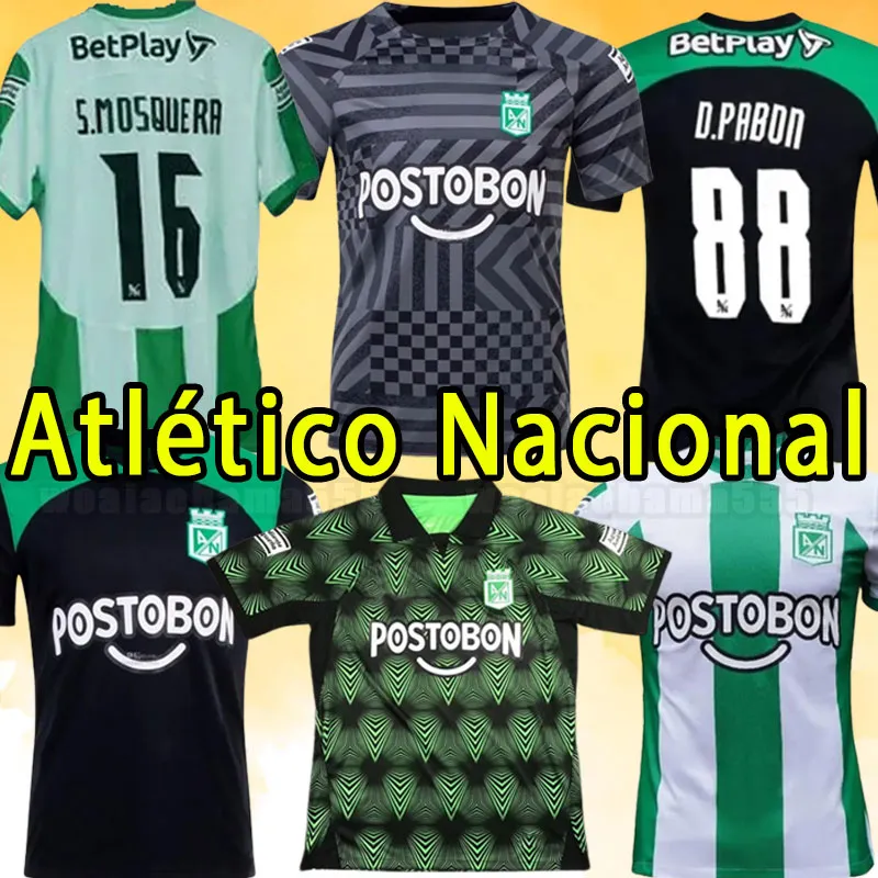 2023 Atletico Nacional Medellin Soccer Jerseys 2024 J.Duque Da Costa 23 24 D.Pabon Jarlan Home Away Training Football Shirt Fans Player Version