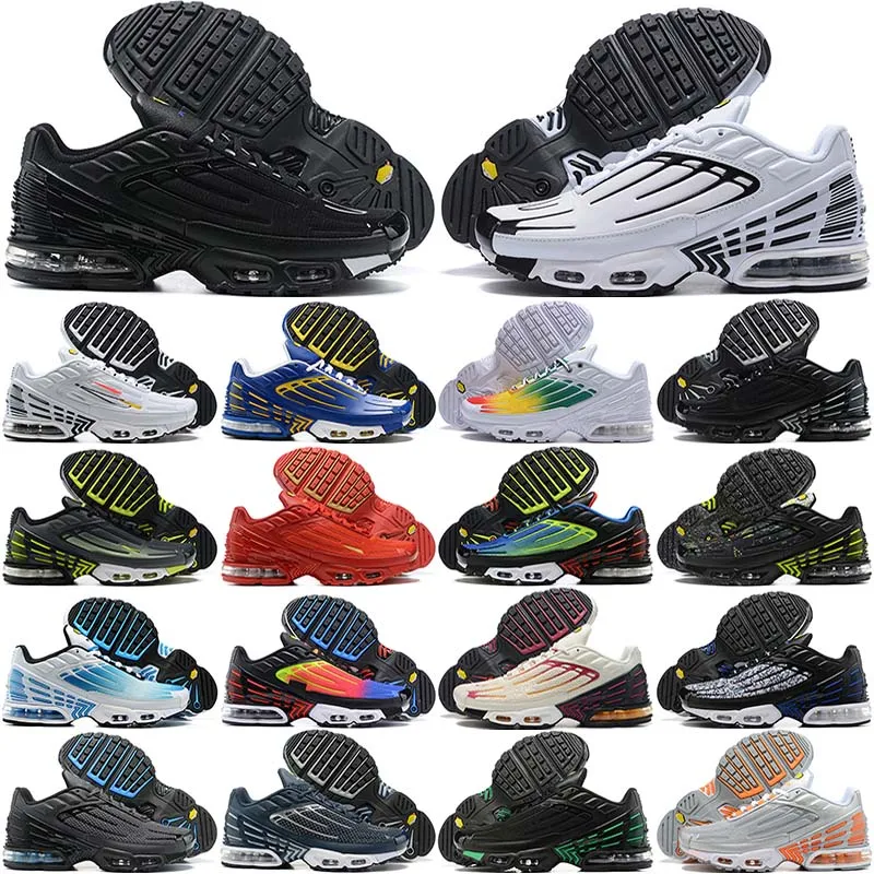 TN Plus 3 Running Shoes Men Women Max Terrascape Triple Black White Psychicive University Blue Hyper Jade Midnight Navy Mens Trainers Outdoor Sports Sneakers